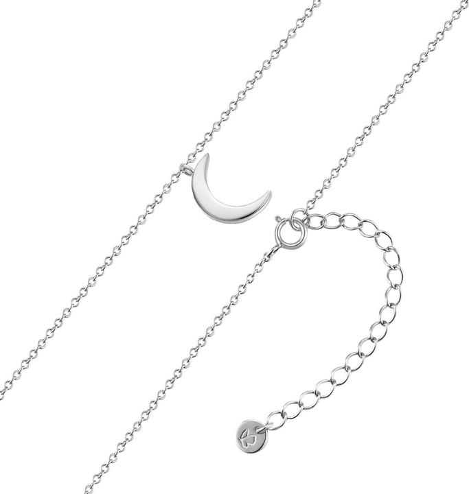Actual product image Glanzstücke München Ladies chain moon sterling silver - 34494 (Sterling Silver, 40 - 45 cm)