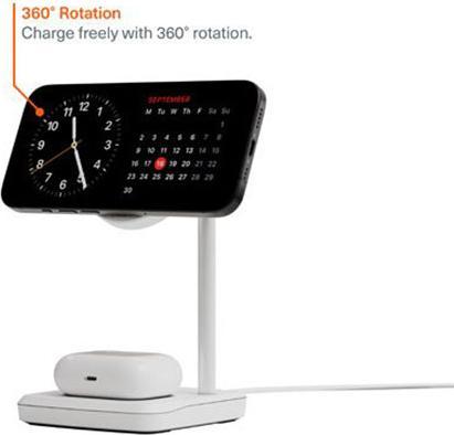 Image du produit Cygnett ChargeBase Qi2 Chargeur magnétique sans fil 2 (20 W)