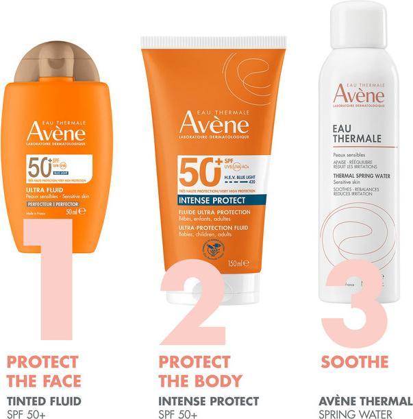 Actual product image Avène Ultra Fluid Perfector (Sun cream face, SPF 50+, 50 ml, 69 g)