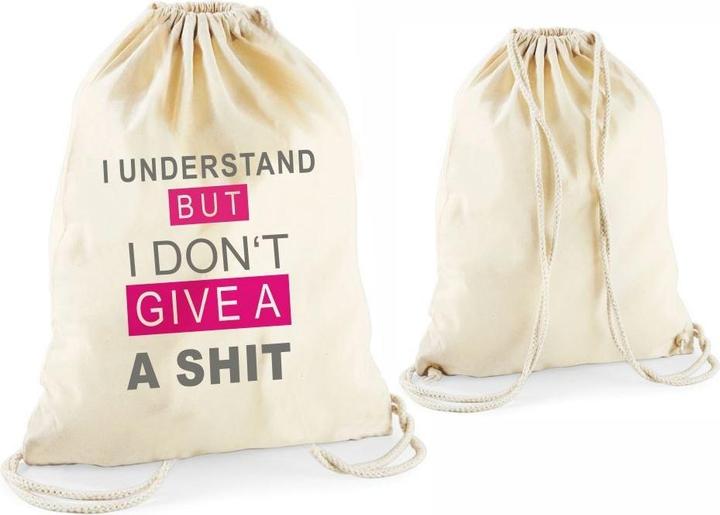 Produktbild 4you Design Statement-Tragebeutel I understand? I don't give a shit natur