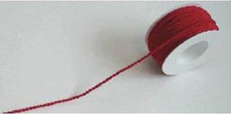 Produktbild Goldina Seidenkordel 3mmx25m rot (Geschenkband, 1 x)