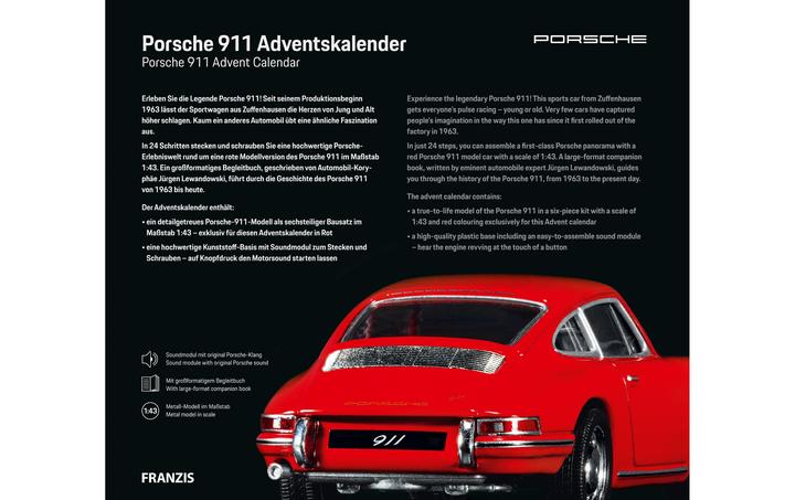 Produktbild Franzis Porsche 911