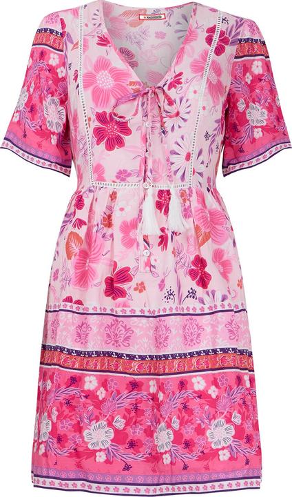 Actual product image Joe Browns Floral Contrast Border Print Short Sleeve Relaxed Tunic