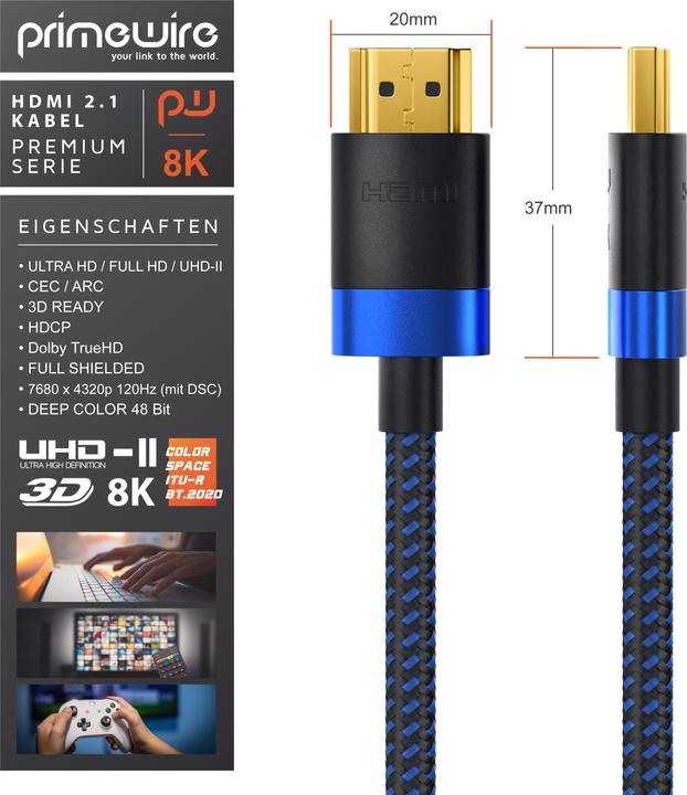 Produktbild Primewire HDMI (Typ A) — HDMI (Typ A) (5 m, HDMI)