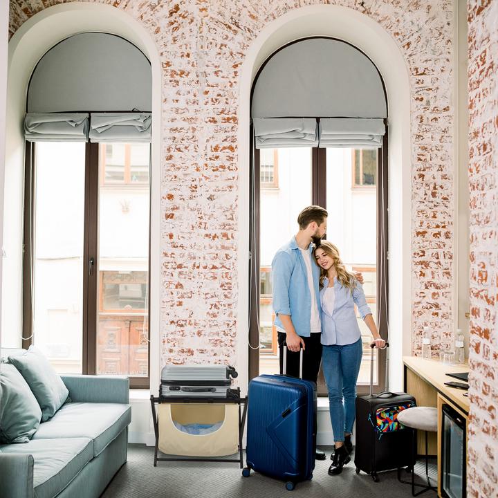 Actual product image Relaxdays Suitcase stand (Suitcase rack)