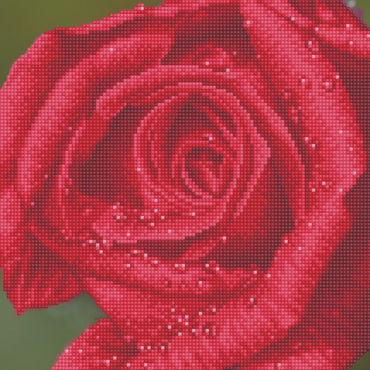 Actual product image Diamond Dotz Diamond Painting Rose