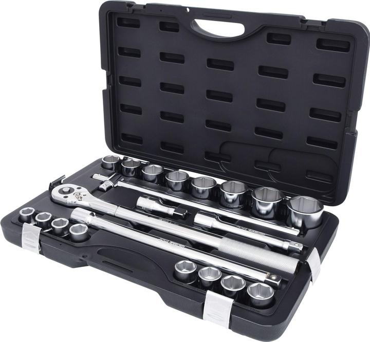 KS Tools Steckschlüssel- Satz (46 mm, 50 mm, 30 mm, 32 mm, 35 mm, 36 mm, 38 mm, 41 mm, 22 mm, 23 mm, 24 mm, 26 mm, 27 mm, 29 mm, 19 mm, 21 mm)