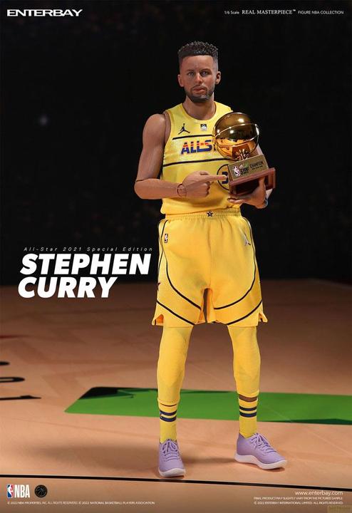 Produktbild Enterbay NBA Collection figurine Real Masterpiece 1/6 Stephen Curry All Star 2021 Special Edition 30 cm