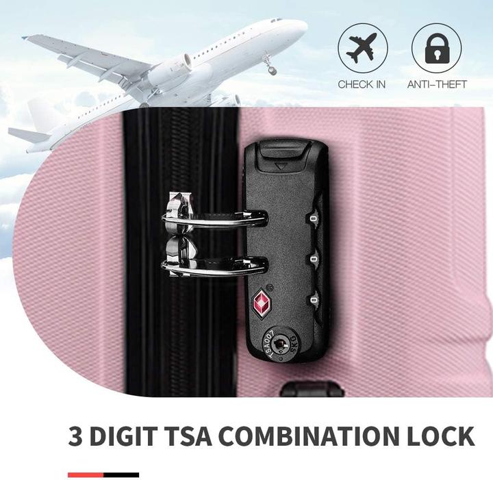 Immagine prodotto Kono Reisekoffer für Handgepäck (39 l, Bagaglio a mano (fino a 50 litri))