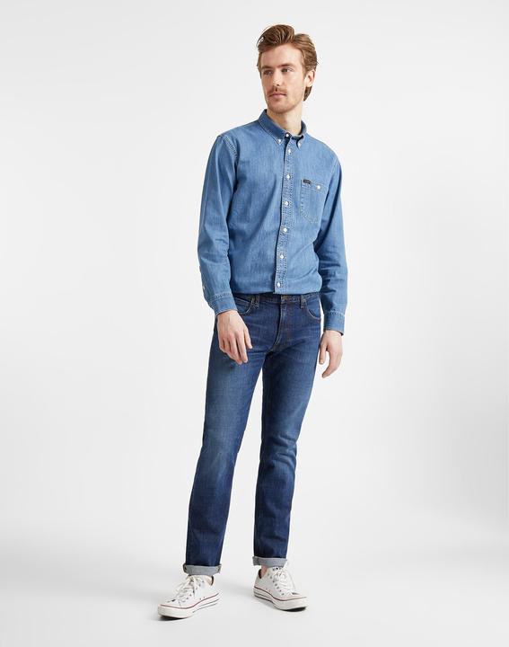 Actual product image Lee Daren Jeans Zip Fly Regular Straight mid foam (W40/L34)