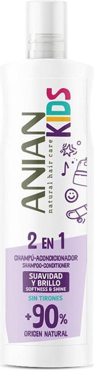 Actual product image Anian Niños Champú 2 En 1 400ml (400 ml, Liquid shampoo)