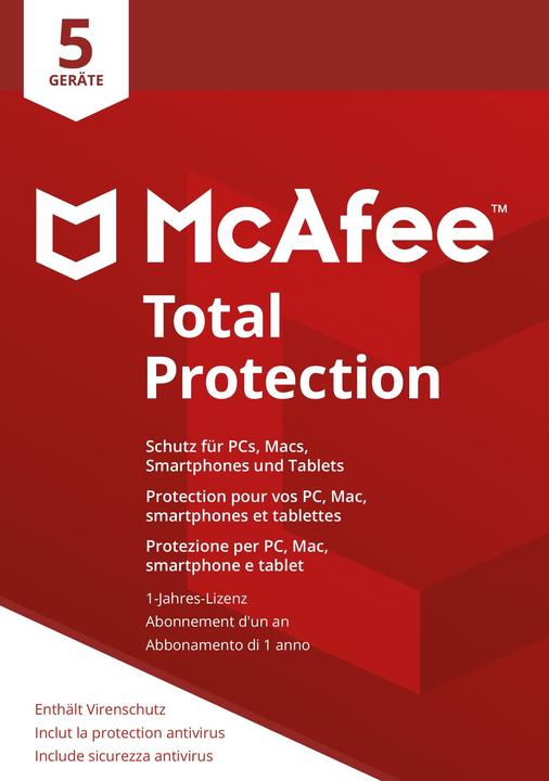 McAfee Total Protection (5 User, 12 Monate)