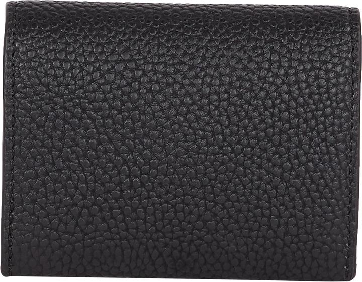 Actual product image Tommy Hilfiger Ladies Th Element Cc Holder with Zipper Travel Accessory Bi-Fold Wallet, Schwa