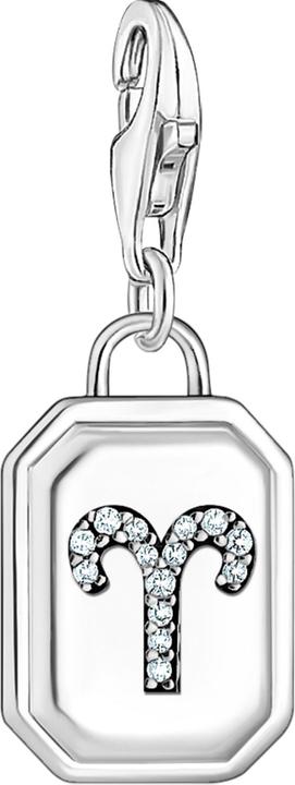Produktbild Thomas Sabo Charm-Anhänger Sternzeichen Widder mit Steinen Silber (925er Silber)