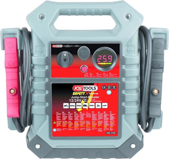 Actual product image KS Tools Energy station booster 12/24 V. 1400 - 700 A (4400 A, 22000 mAh)