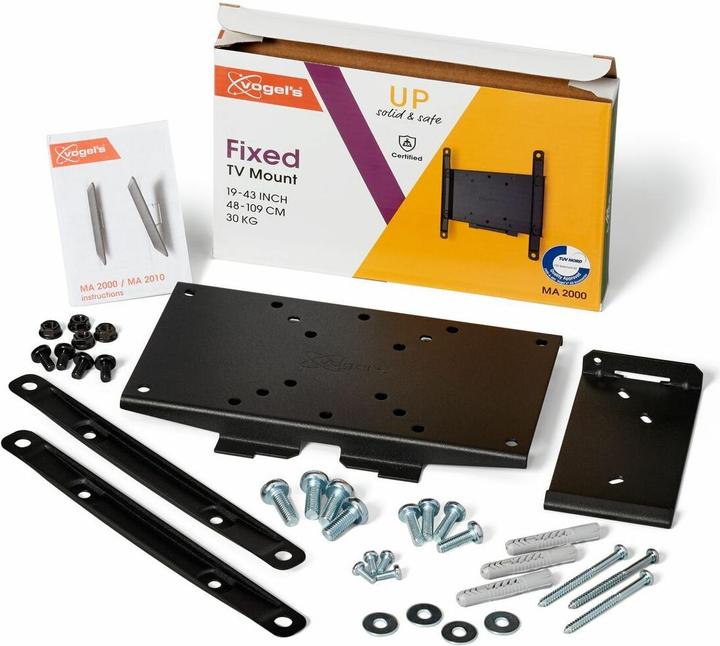 Produktbild Vogels Ma2000-b1 TV-Halterung Fixe Halterung (Wand, 43", 30 kg)