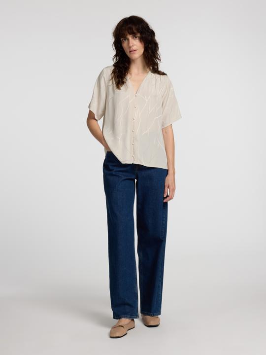Actual product image Selected Femme Print top with V-neck (38)