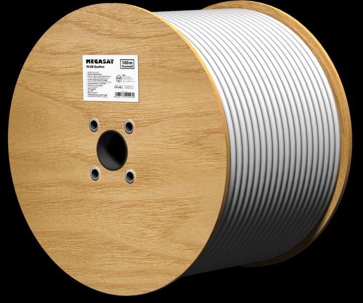 Image du produit Megasat Koax 90dB Quattro Kabel 100m (90 dB, Câble d'antenne)