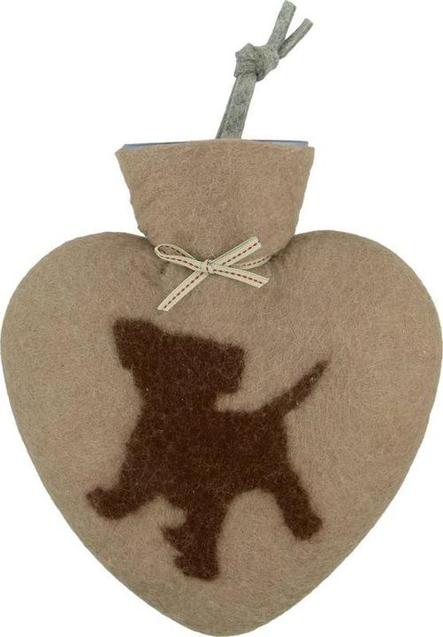 Dorothee Lehnen Wärmeflasche Hund, 0.7 l, mokka (0.70 l)