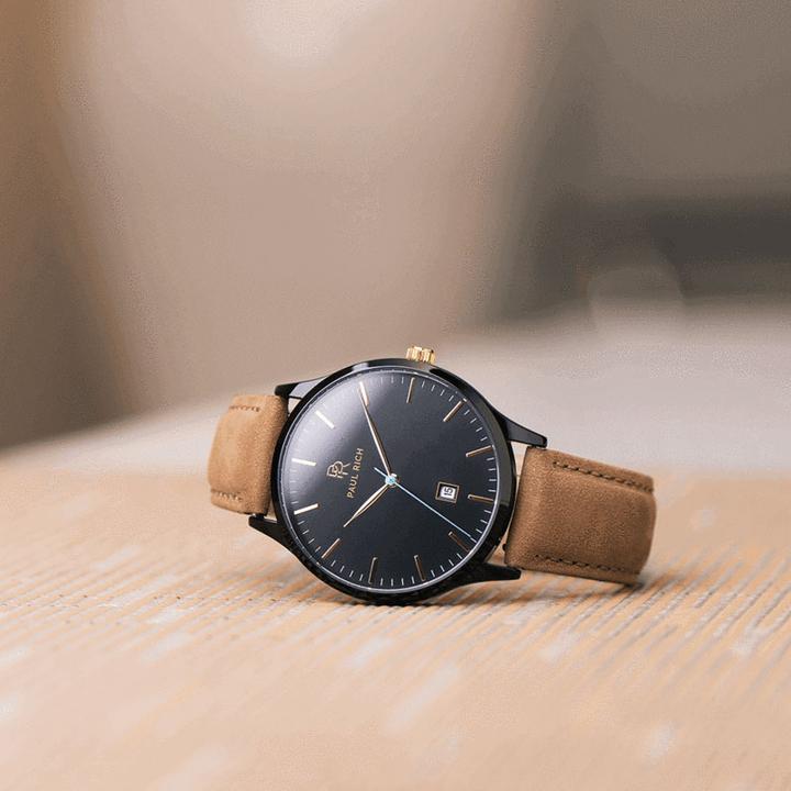 Actual product image Paul Rich Hampton Holbrook Tan Leather (Analogue wristwatch, 40 mm)