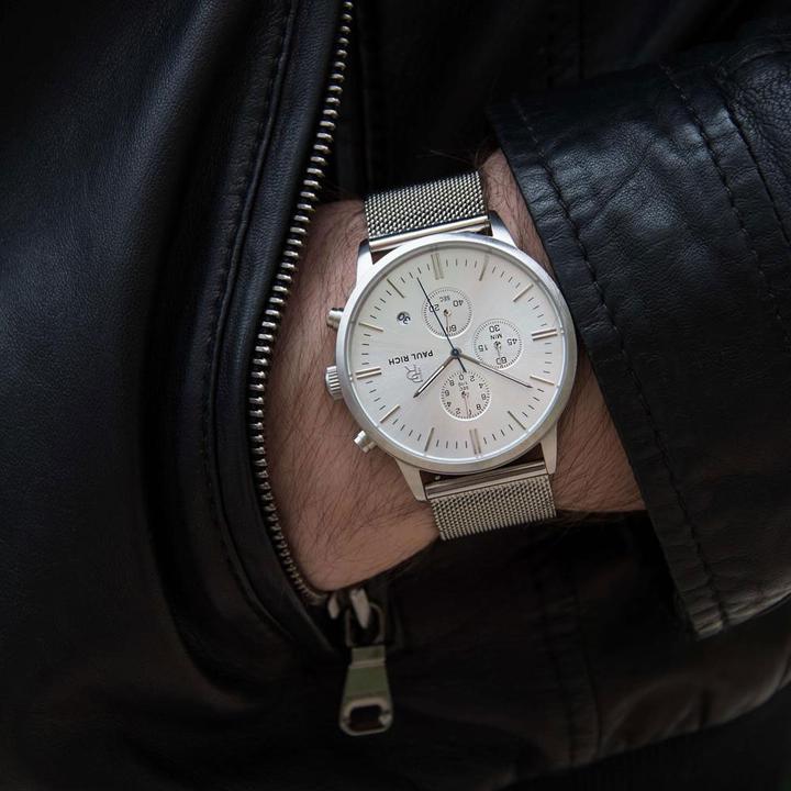 Image du produit Paul Rich Chronographe Sterling Mesh (Montre analogique, 42 mm)