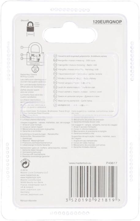 Produktbild Master Lock Vorhängeschloss