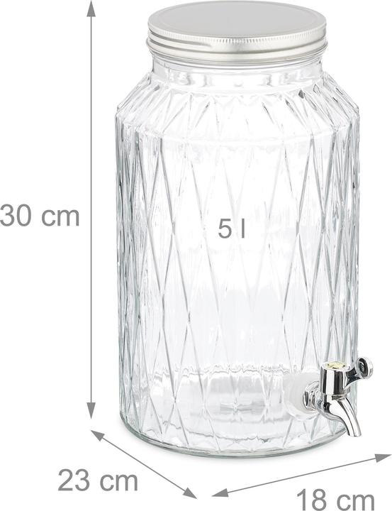 Actual product image Relaxdays Drink dispenser
