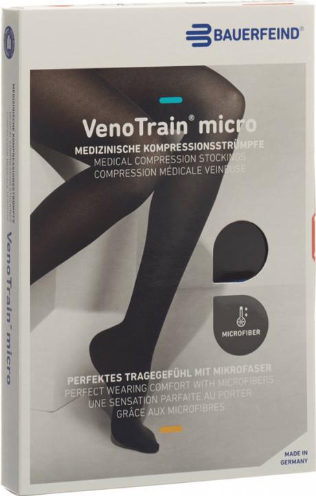 Produktbild Veno Train SOFT AG KKL2 normal/short Haftband Mikronoppe geschlossene Fussspitze schwarz (M)