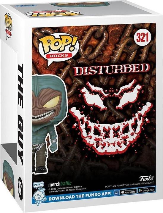 Actual product image Funko Disturbed POP! Rocks Vinyl Figurine The Guy 9 cm