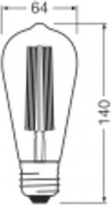 Immagine prodotto Osram Vintage-Lampe (E27, 8.80 W, 806 lm, 1 x, F)
