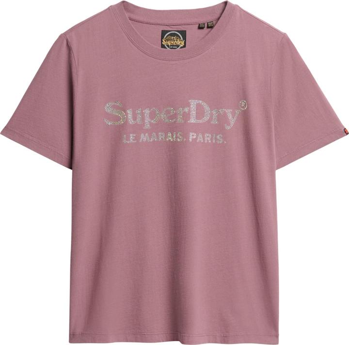 Actual product image Superdry Venue Metallic Relaxed Tee (8)