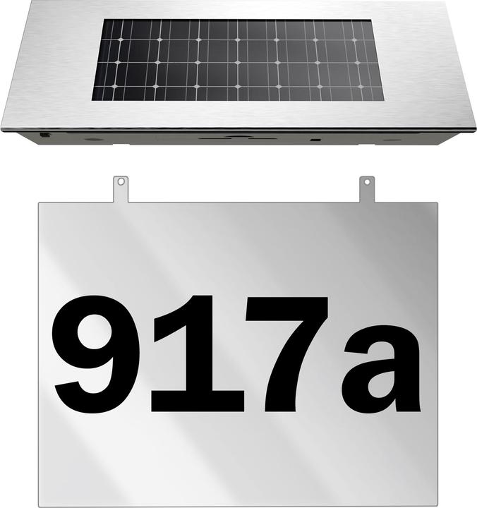 Image du produit Monzana Plaque numéro de maison solaire