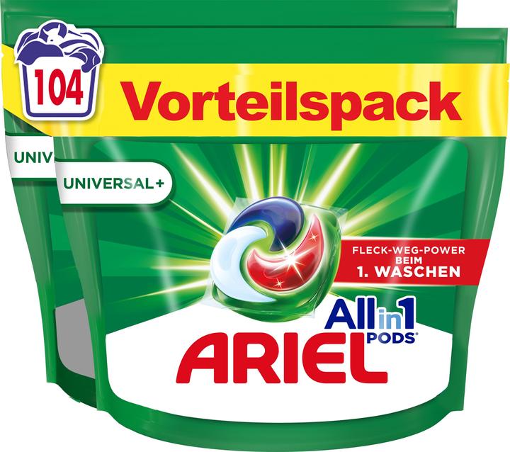 Ariel All-in-1 (104 Waschgänge, Waschpods)
