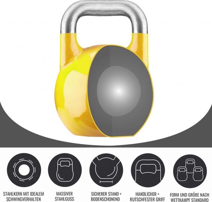 Immagine prodotto Gorilla Sports Concorso (1 x 40 kg, 1 x 32 kg, 1 x 20 kg, 1 x 24 kg, 1 x 28 kg, 1 x 8 kg, 1 x 16 kg, 1 x 12 kg)