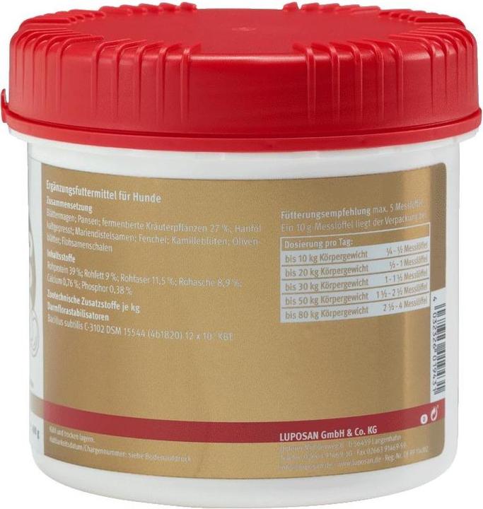Image du produit Luposan Complément alimentaire pour chiens Complexe gastro-intestinal actif, 400g (Adulte, 1 pcs, 484 g)
