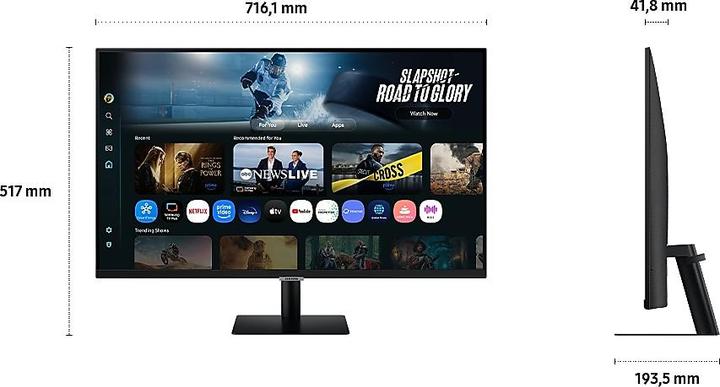 Produktbild Samsung Smart M7 - M70F (3840 x 2160 Pixel, 32")