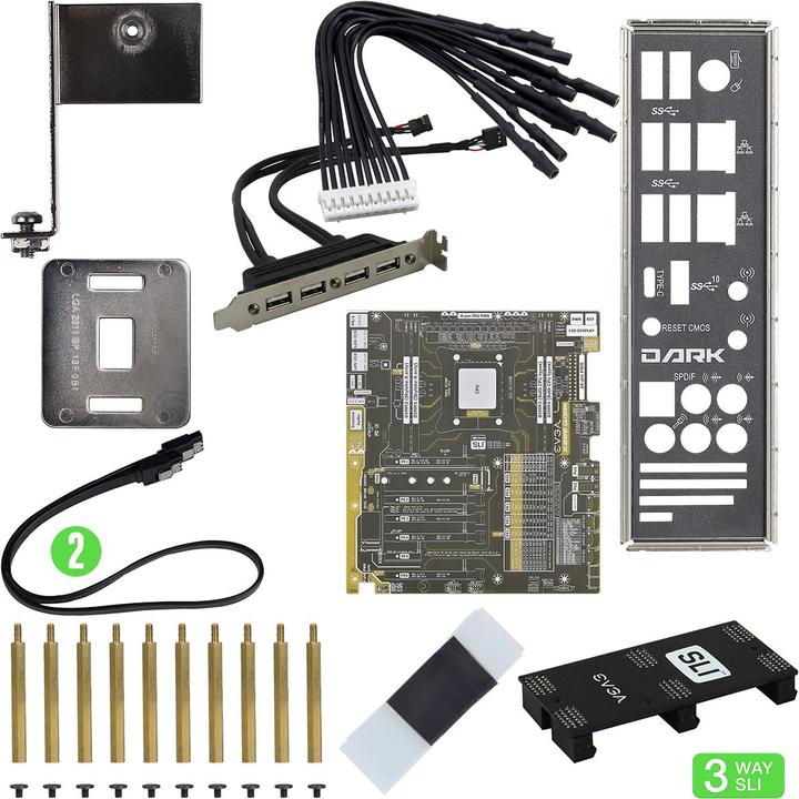Actual product image EVGA X299 Dark (LGA 2066, Intel X299, E-ATX)