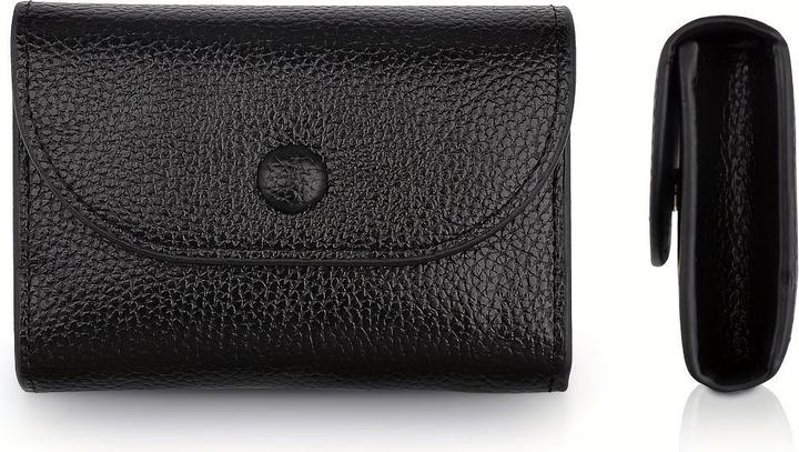 Actual product image Only-Bags.Store Minimalistische Münzgeldbörse, grosse Kapazität Reissverschluss Münzbeutel mit Rand Farbe, tragbare