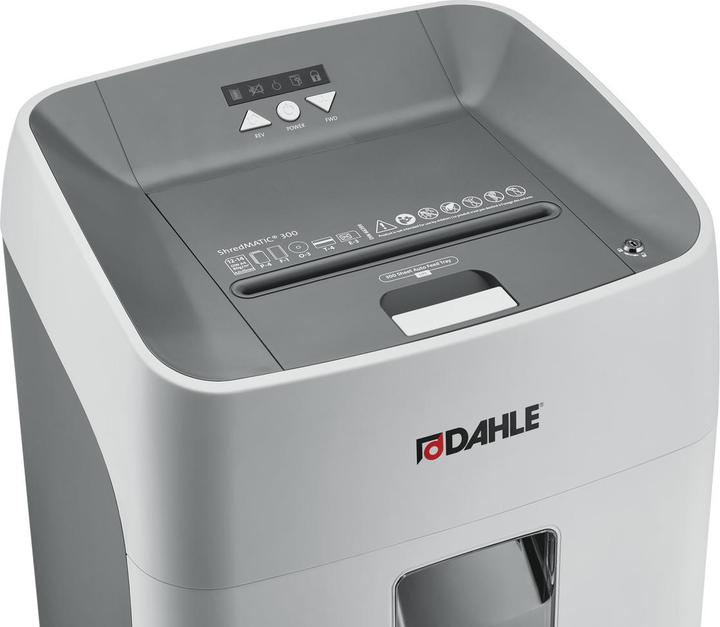 Actual product image Dahle ShredMatic P5/2x15/300 sheets/40l shredder (Particle cut)