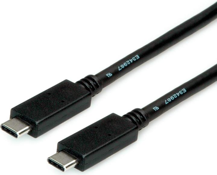Produktbild Roline USB 3.2 Gen 2 Kabel, Emark, C-C, ST/ST (2 m, USB 3.2 Gen 2, 100 W)