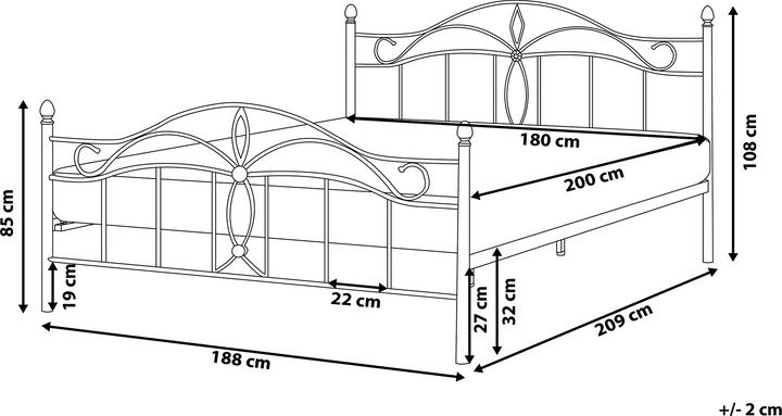 Actual product image Beliani Antlia (180 x 200 cm)