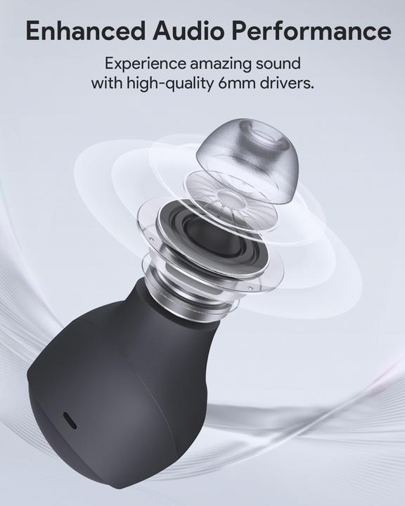 Produktbild Aukey Move VIBE - Earbuds (ANC, 25 h, Kabellos)