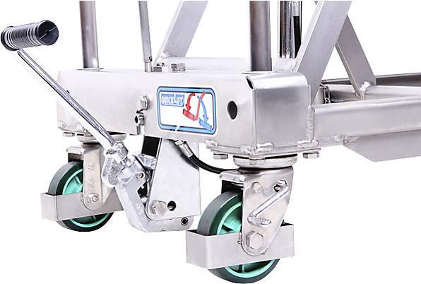 Produktbild kaiserkraft Scheren-Hubwagen Edelstahl (250 kg)