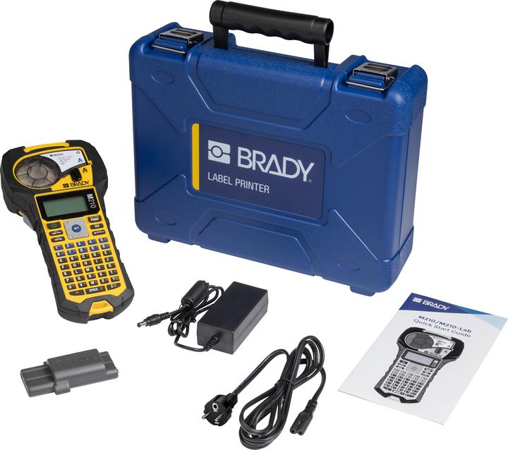Productafbeelding Brady M210-KIT EU, mobiel etiketteerapparaat, printen van continu- en etiketten, ABC-toetsenbord, max.