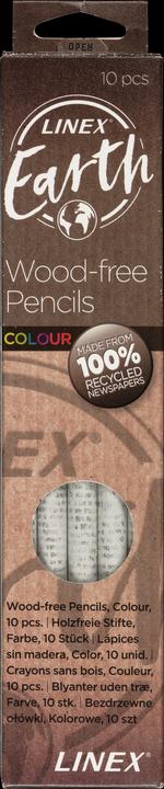 Immagine prodotto Linex Matita Terra 2B 10 pezzi (Multicolore, 10 x)