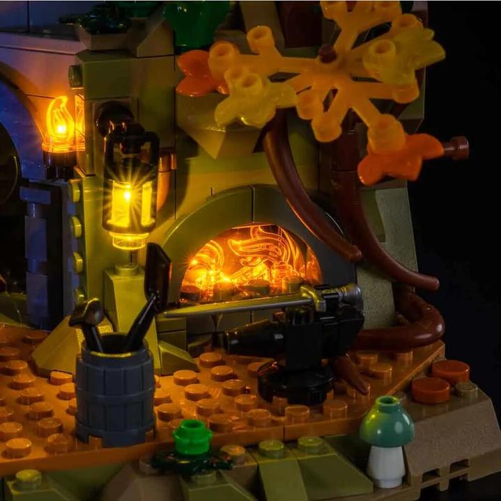 Actual product image Light my bricks LEGO The Lord of the Rings Rivendell #10316 Light Kit