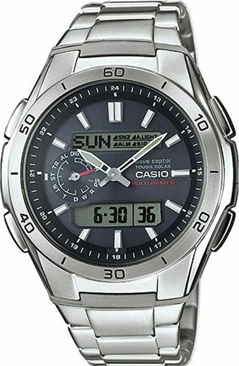 Casio Wva-M650d-1aer (Analogue wristwatch, Radio-controlled clock, 43.50 mm)