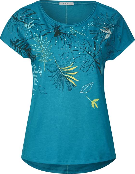 Actual product image Cecil Shirt with leaf print (M)