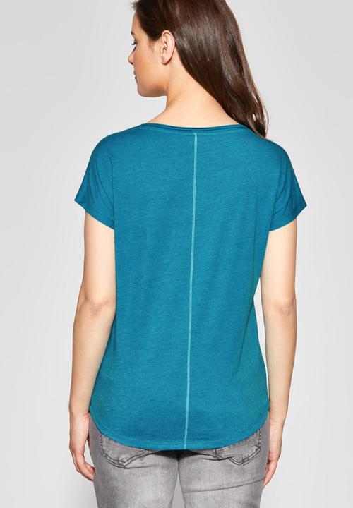 Actual product image Cecil Shirt with leaf print (M)