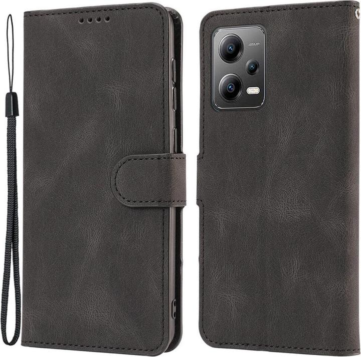 Cover-Discount Xiaomi Redmi Note 12 4G - Leather Case Cover black (Xiaomi Redmi Note 12)